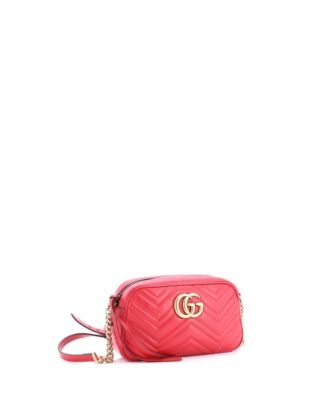 Small GG Marmont Shoulder Bag Matelasse Leather