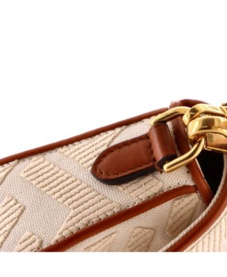 Mini Baguette NM Bag Zucca Embroidered Canvas