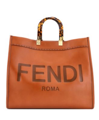 Large Sunshine Shopper Tote Leather