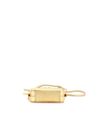 Mini Zip Crossbody Bag Saffiano Leather