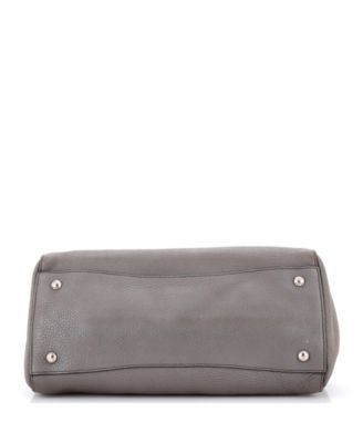 Large Cuir Frame Convertible Tote Vitello Daino