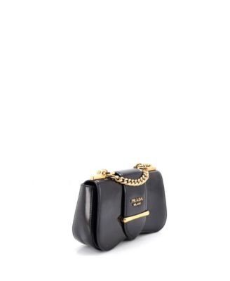 Medium Sidonie Chain Shoulder Bag City Calf