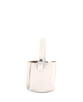 Pebble Bucket Bag Leather