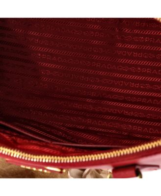 Medium Double Zip Lux Tote Saffiano Leather