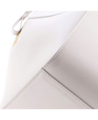 Compact Monochrome Hammock Bag Leather