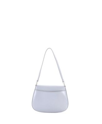 Small Cleo Flap Shoulder Bag Spazzolato Leather