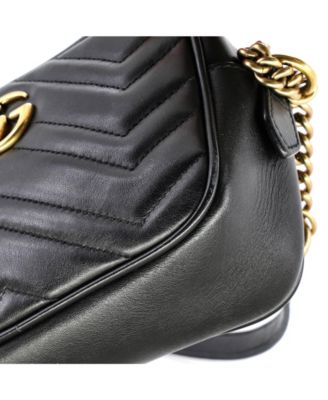 Mini GG Marmont Shoulder Bag Matelasse Leather