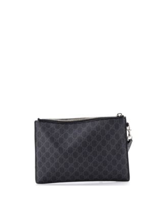 Night Courrier Pouch GG Coated Canvas with Applique