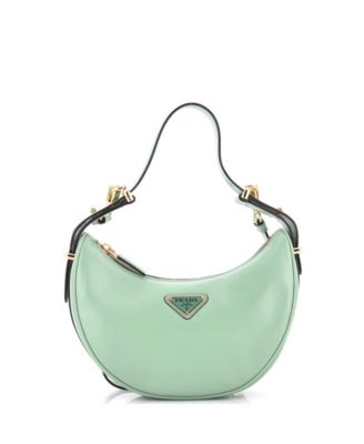 Small Arque Half Moon Hobo Leather