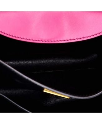 Small Cahier Crossbody Bag Leather and Saffiano Leather