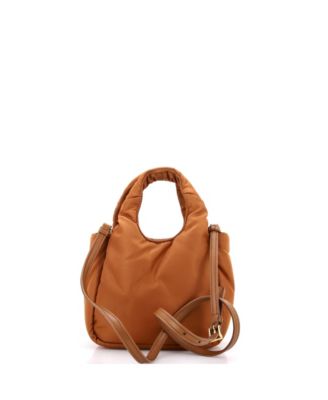 Mini Padded Bow Tote Re-Nylon