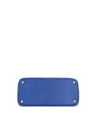 Medium Double Zip Lux Tote Saffiano Leather