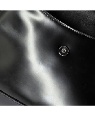 Small Cleo Flap Shoulder Bag Spazzolato Leather