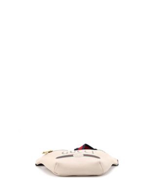 Small Logo Belt Bag Printed Leather