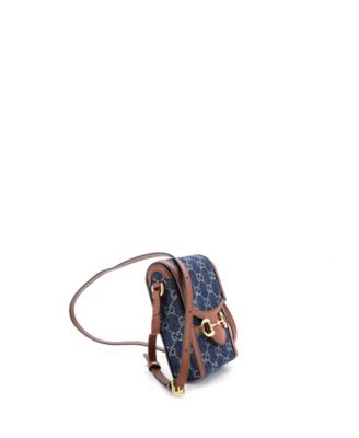 Mini Horsebit 1955 Crossbody Bag GG Denim