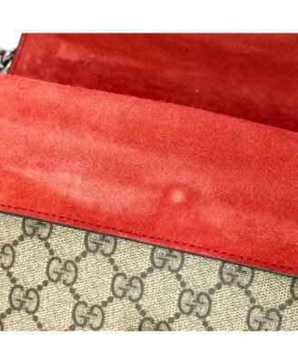 Small Dionysus Bag GG Coated Canvas with Crystal Embellished Metal