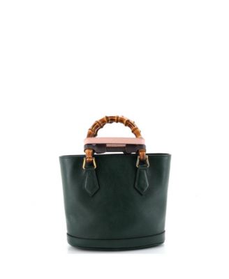 Small Diana Convertible Bucket Bag Leather