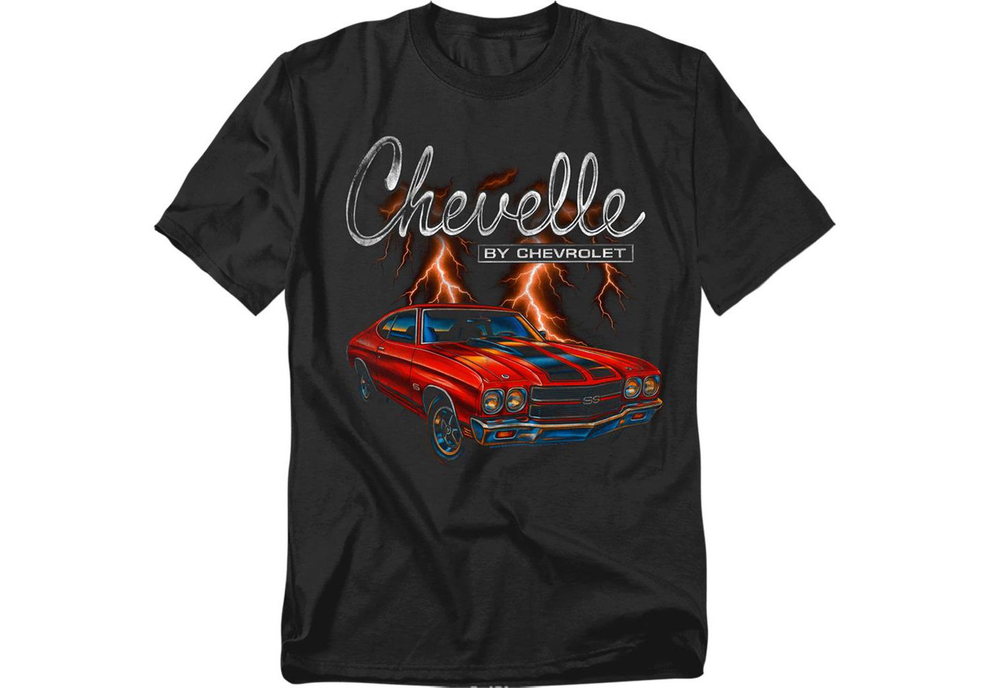 Мужская футболка Corvette Chevrolet Chevelle Thunder, цвет: Чёрный — фото 1