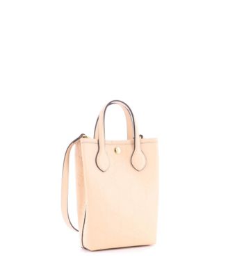 Mini Vertical Tote GG Embossed Leather