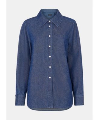 Women's Pocket Detail Cotton Shirt