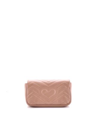 Mini GG Marmont Flap Bag Matelasse Leather