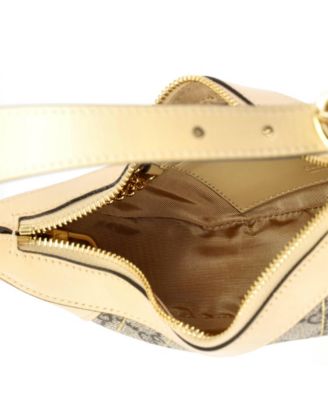 Mini Ophidia Half Moon Bag Print GG Coated Canvas