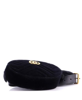 GG Marmont Belt Bag Matelasse Velvet