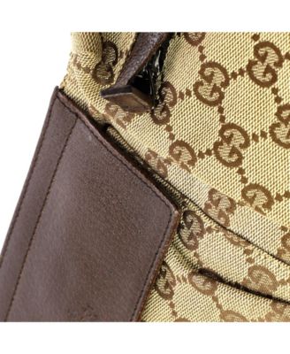 Vintage Double Belt Bag GG Canvas with Leather