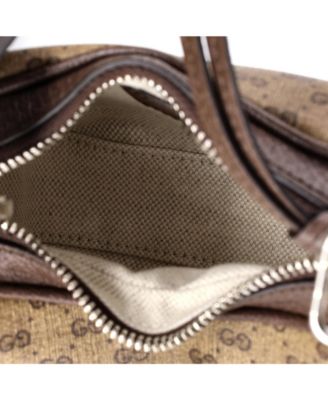 Mini Attache Shoulder Bag Micro GG Coated Canvas