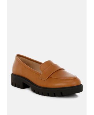 Women's Peridot Faux Leather Chunky Loafers