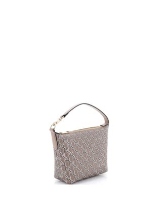 Super Mini Ophidia Zip Shoulder Bag GG Shadow Coated Canvas