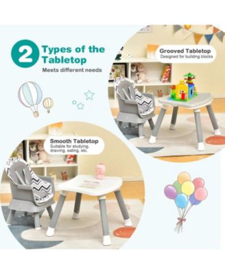 6 in 1 Convertible Baby High Chair with Adjustable Tray