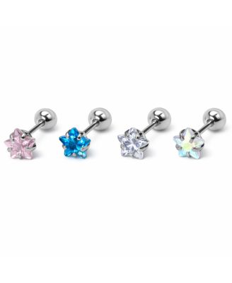 Star CRYSTAL STUD EARRINGS