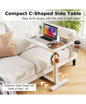 Height Adjustable Mobile Standing Desk Overbed Table