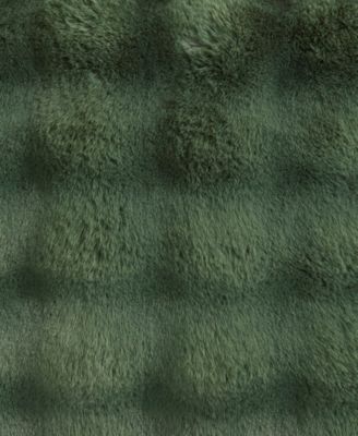 Plush Faux Fur Decorative Pillow, 20" x 20"