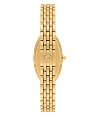 Women's The Oval Elongated Quartz Two-Hand Gold Stainless Steel Watch, 22mm