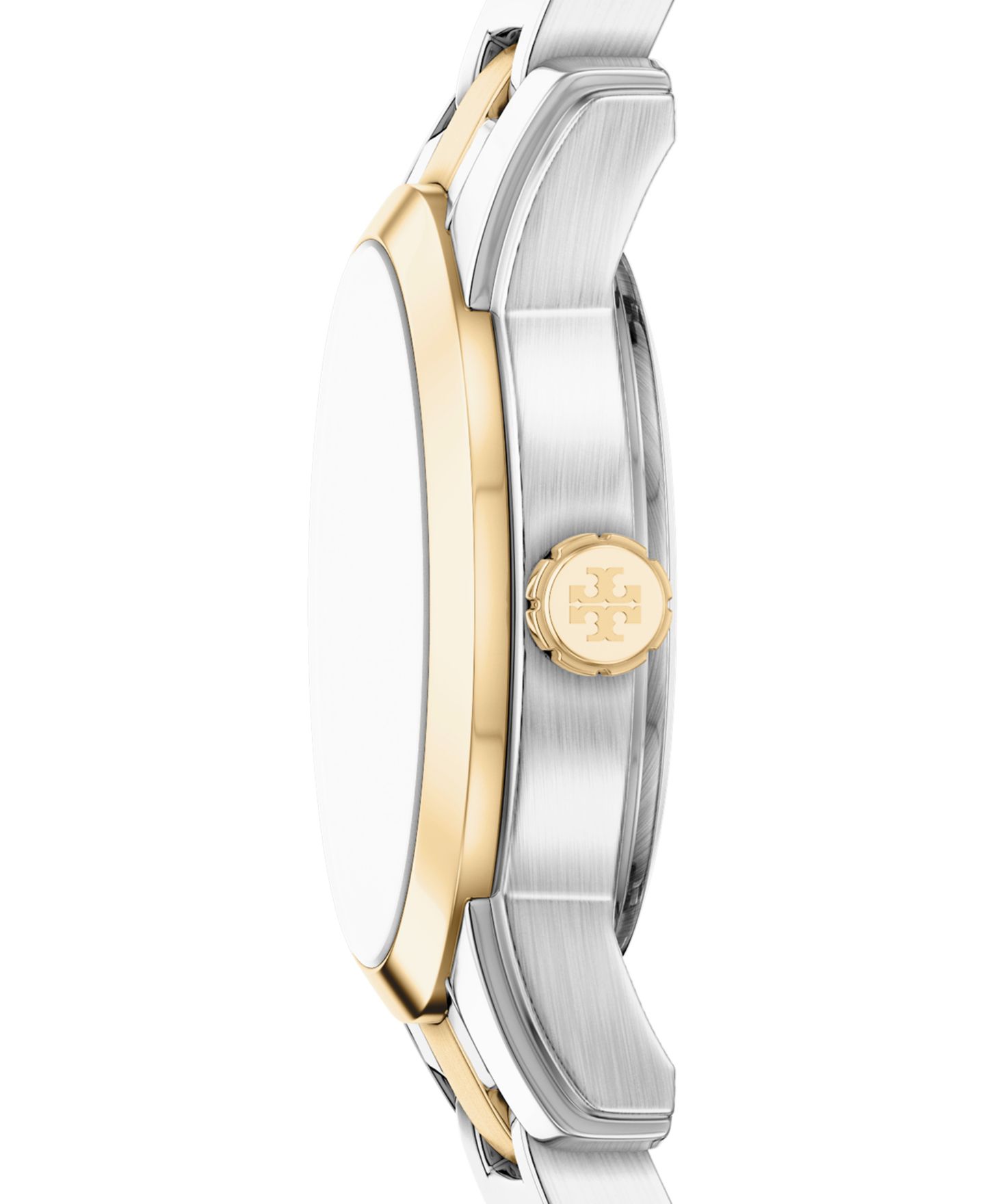 Женские часы Tory Burch The Miller Round Small Quartz Three-Hand Two-Tone Stainless Steel Watch, 28mm — фото 2
