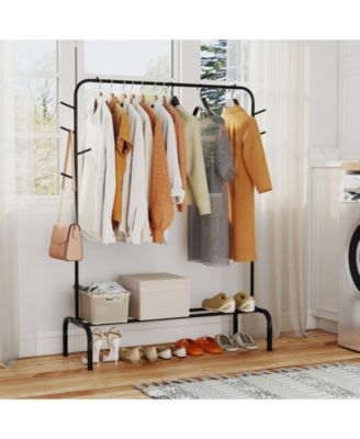 Heavy Duty Metal Clothes Rack Garment Wardrobe Stand