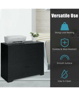 Two Drawer Lateral File Cabinet with Adjustable Hanging Bars