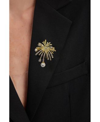 Pave Firework Multi Way Brooch Pendant