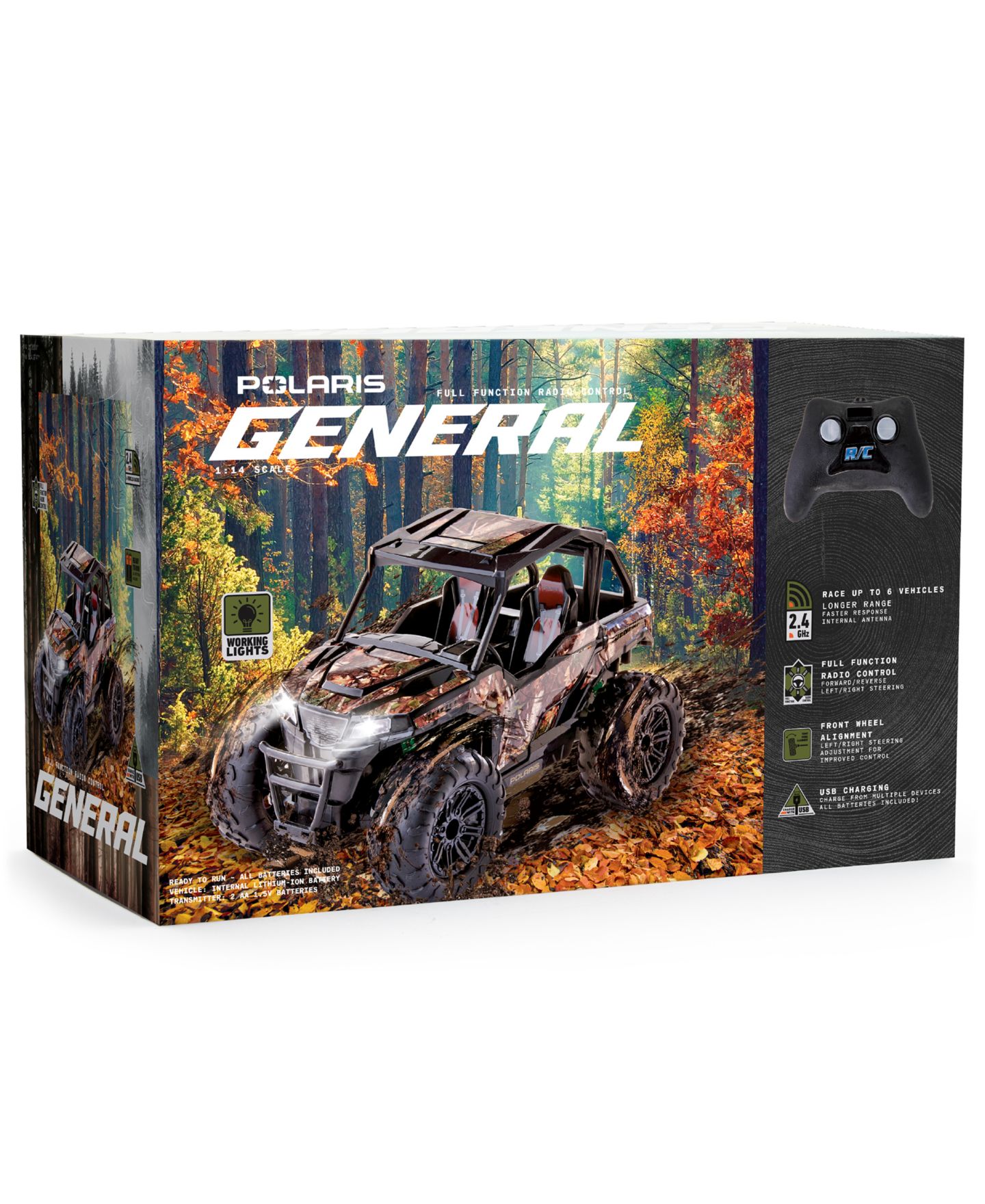 Детская игрушка Sharper Image Polaris General 1:14 Scale RC Vehicle — фото 5