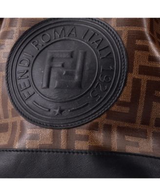 Small Mon Tresor Bucket Bag Zucca Coated Canvas