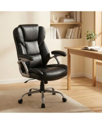 Executive Office Chair with Padded Seat and Armrests