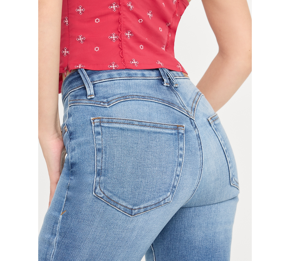 Good American Women's Mid-Rise Ankle-Length Jeans