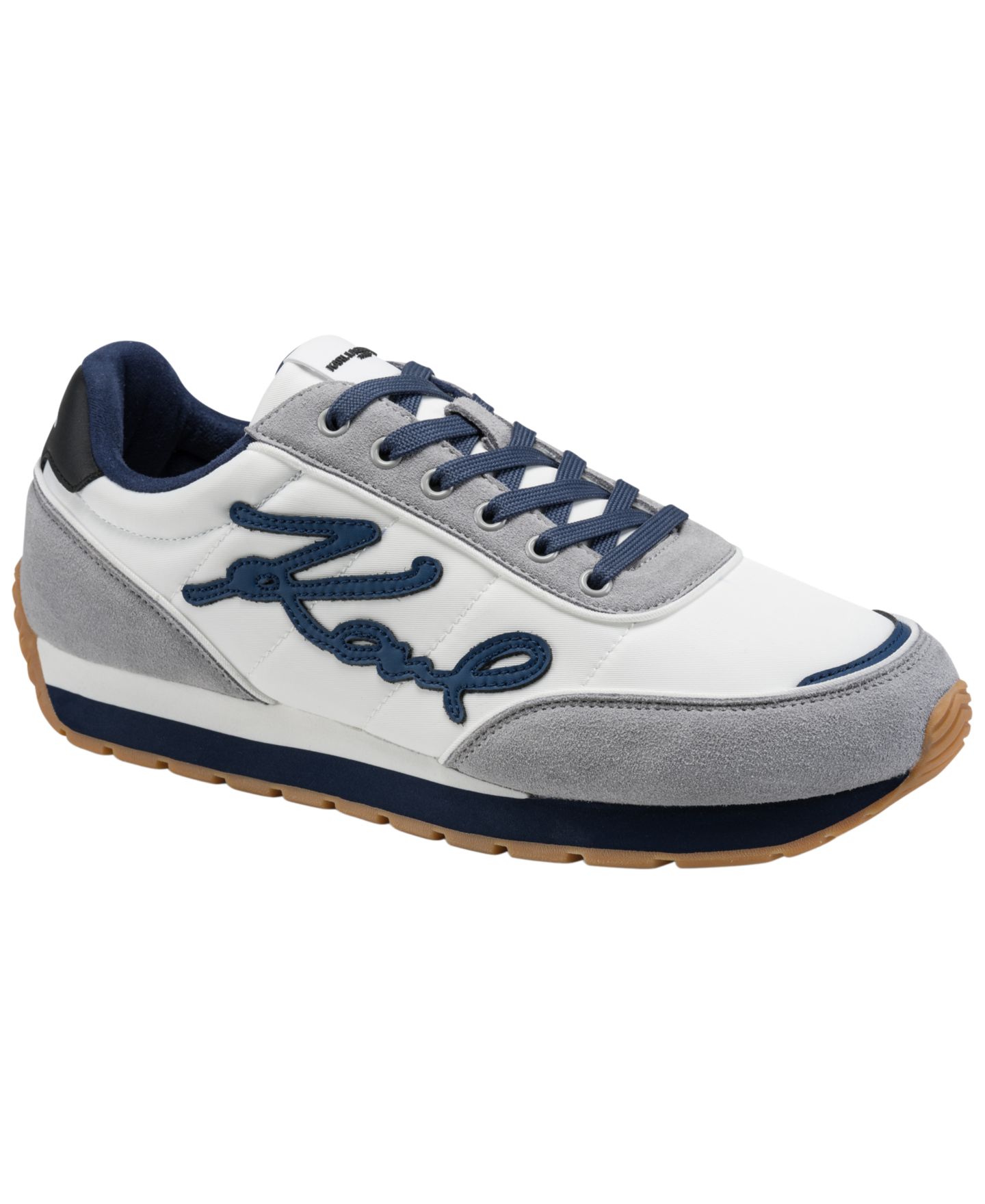Мужские кроссовки KARL LAGERFELD PARIS Lace-Up Low Profile, цвет: Серый — фото 1
