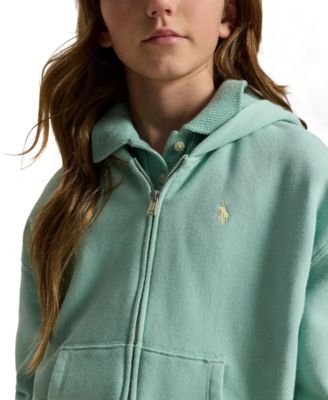 Girls' 7-16 Full-Zip Long-Sleeve Hoodie