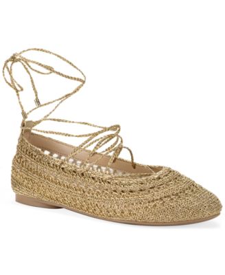 Women's Kassiani Lace-Up Round Toe Flats