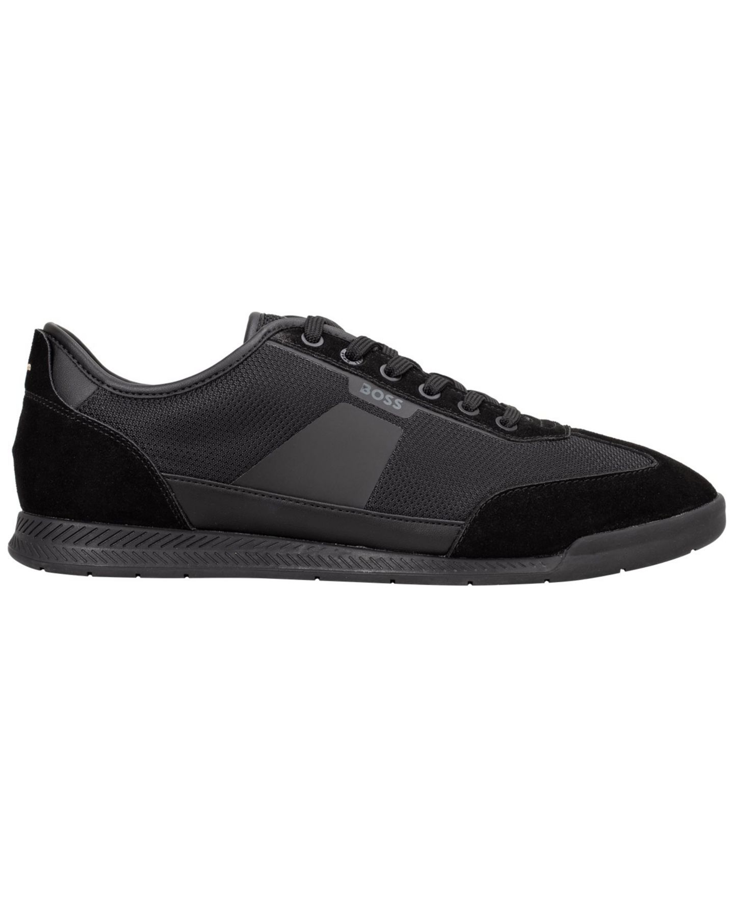 Обувь Hugo Boss Men's Nitan Lace-Up Shoes, цвет: Чёрный — фото 1