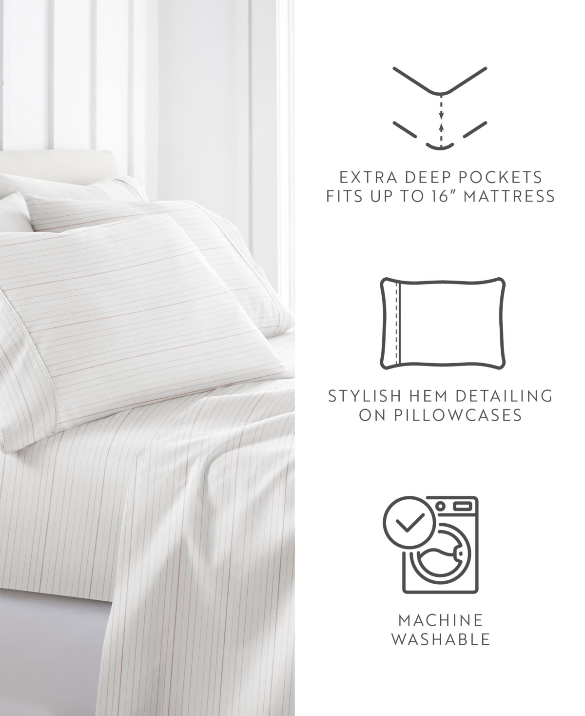ienjoy Home Soft Lines -p.c. Sheet Set