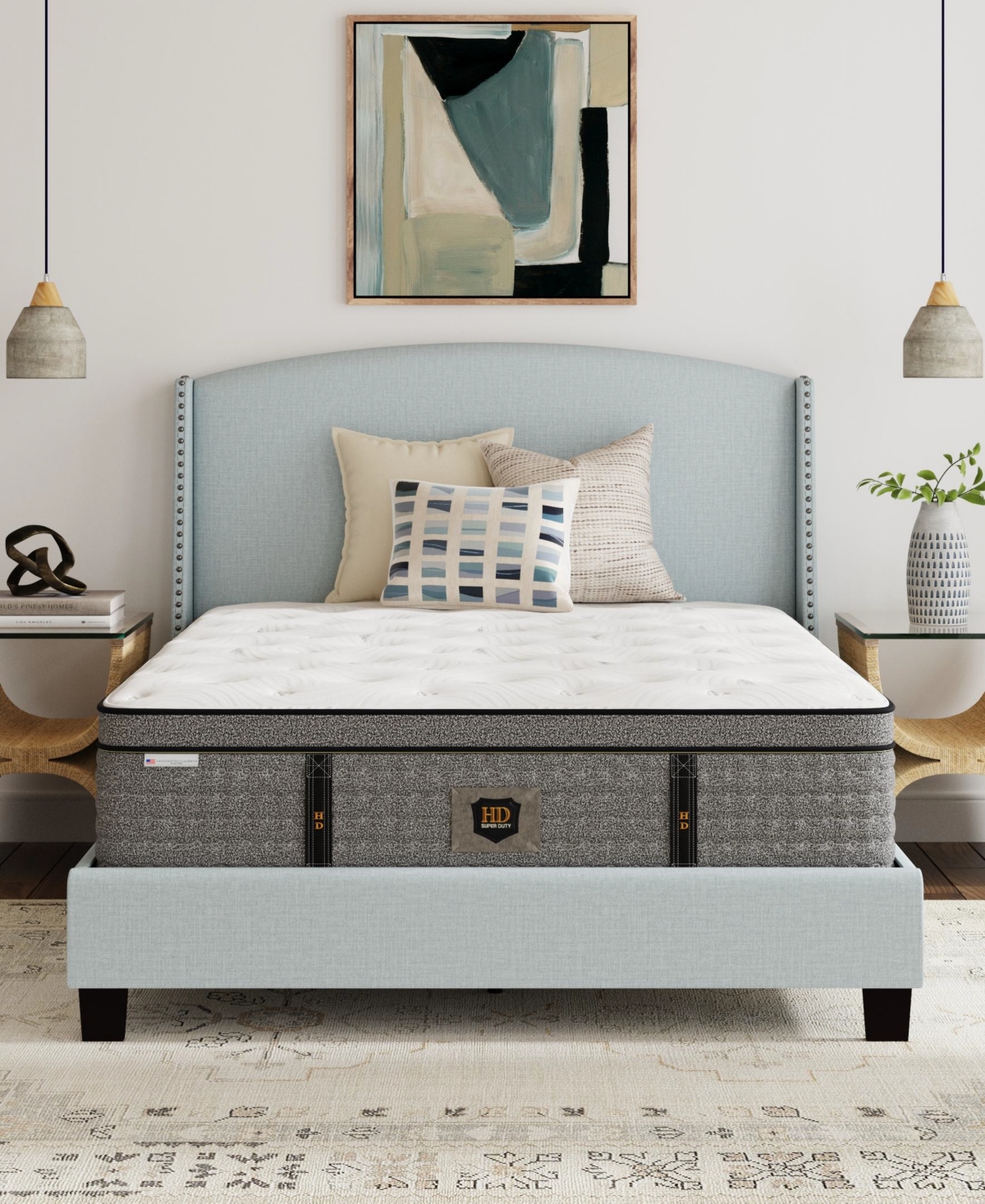 Paramount Hd Warren 15" Plush Pillow Top Mattress Set